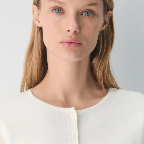 Aritzia Wilfred Golightly Cardigan in Light Burch - Picture 6 of 8